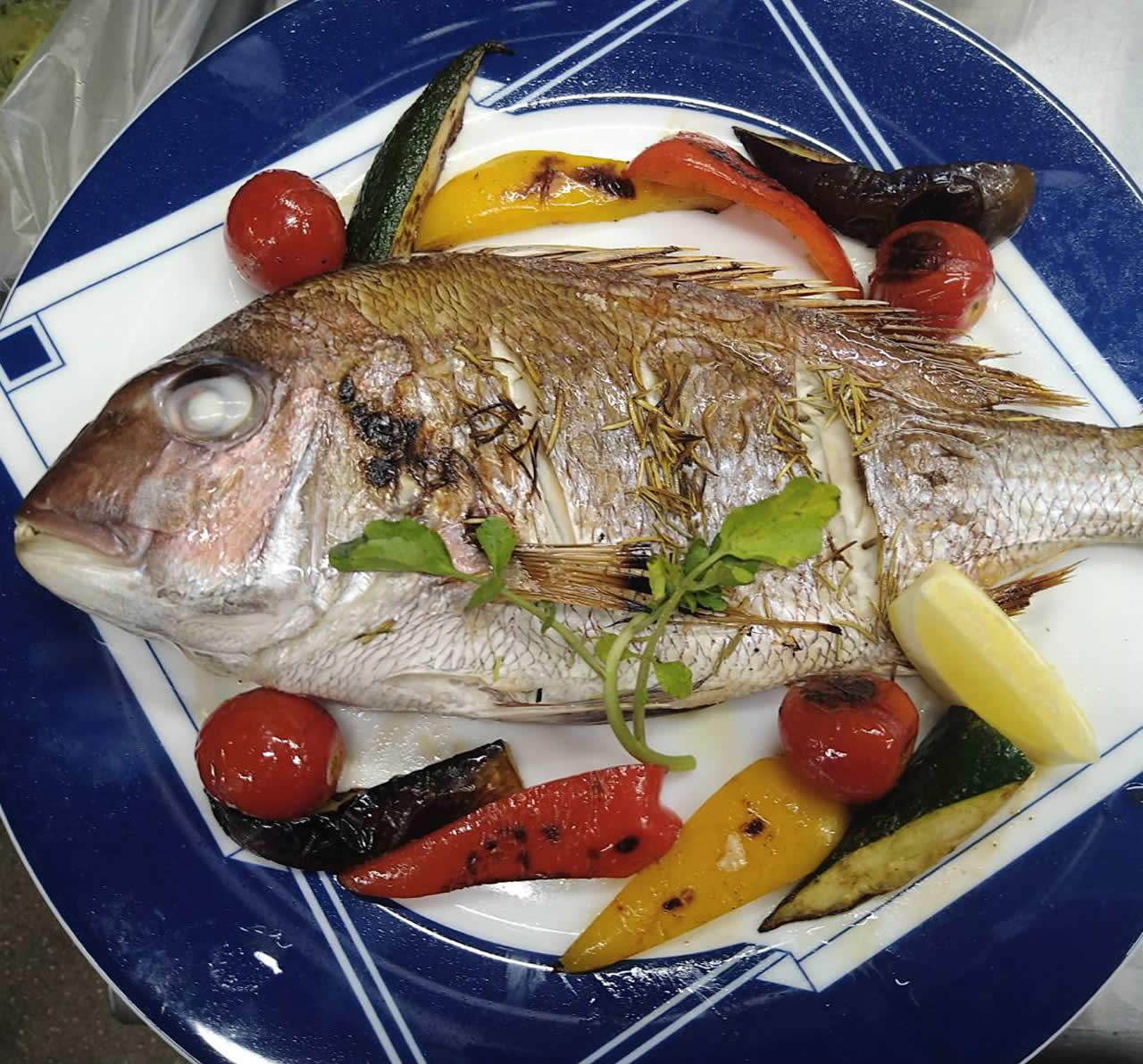 魚介の香草焼き
